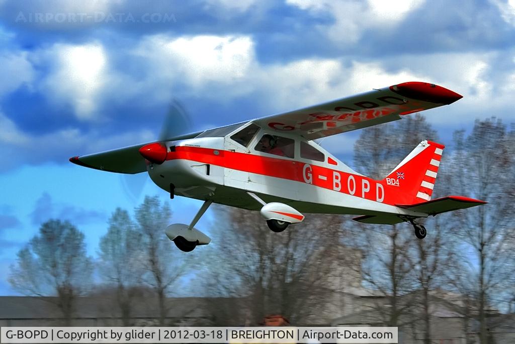 G-BOPD, 1974 Bede BD-4 C/N 632, Interesting shape