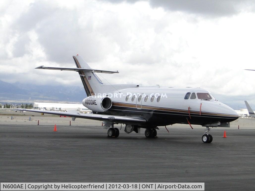 N600AE, 1976 Hawker Siddeley HS.125 Series 600A C/N 256068, Parked on the southside