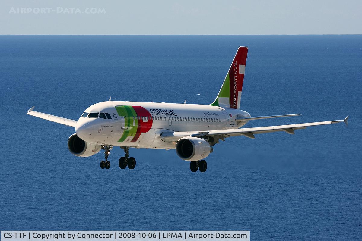 CS-TTF, 1998 Airbus A319-111 C/N 837, Beautiful background.