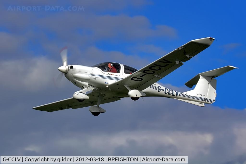 G-CCLV, 2003 Diamond DA-40D Diamond Star C/N D4.052, Fine looking aircraft