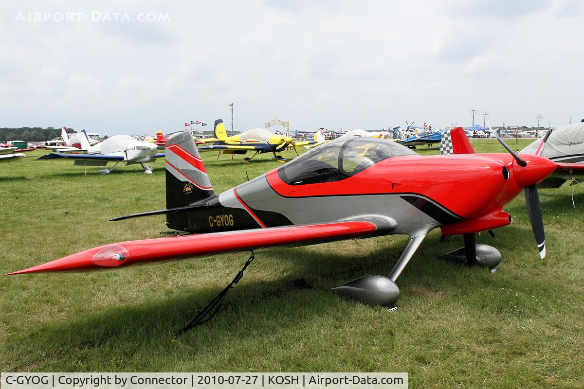 C-GYOG, 2009 Vans RV-7 C/N 71254, EAA Airventure 2010.