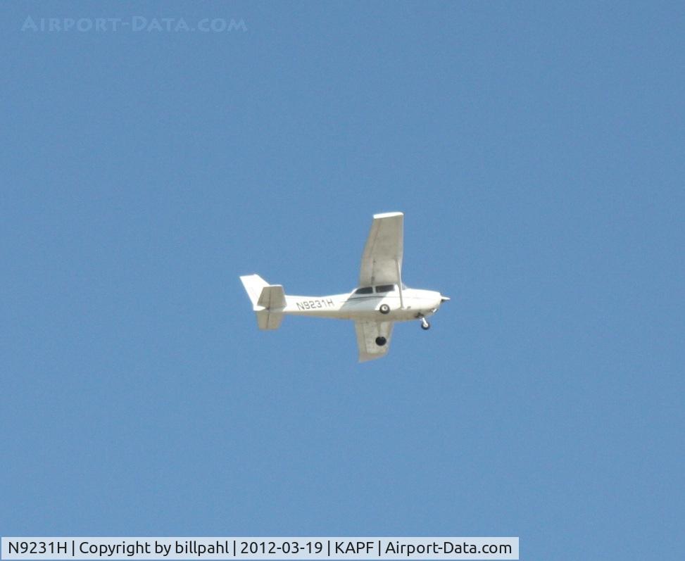 N9231H, 1975 Cessna 172M C/N 17266029, Shortly after takeoff from Naples Municipal 3-19-12