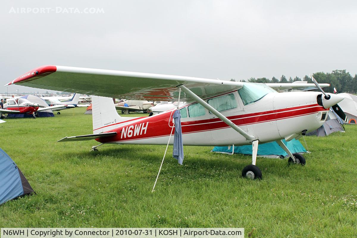 N6WH, 1974 Cessna 180J C/N 18052492, EAA Airventure 2010.