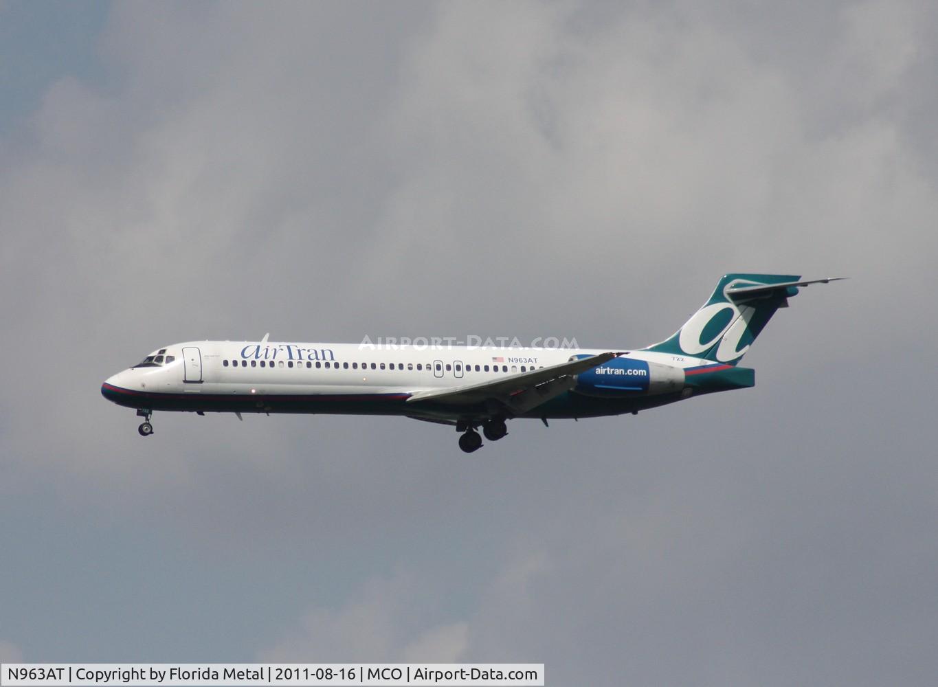 N963AT, 2001 Boeing 717-200 C/N 55024, Air Tran 717