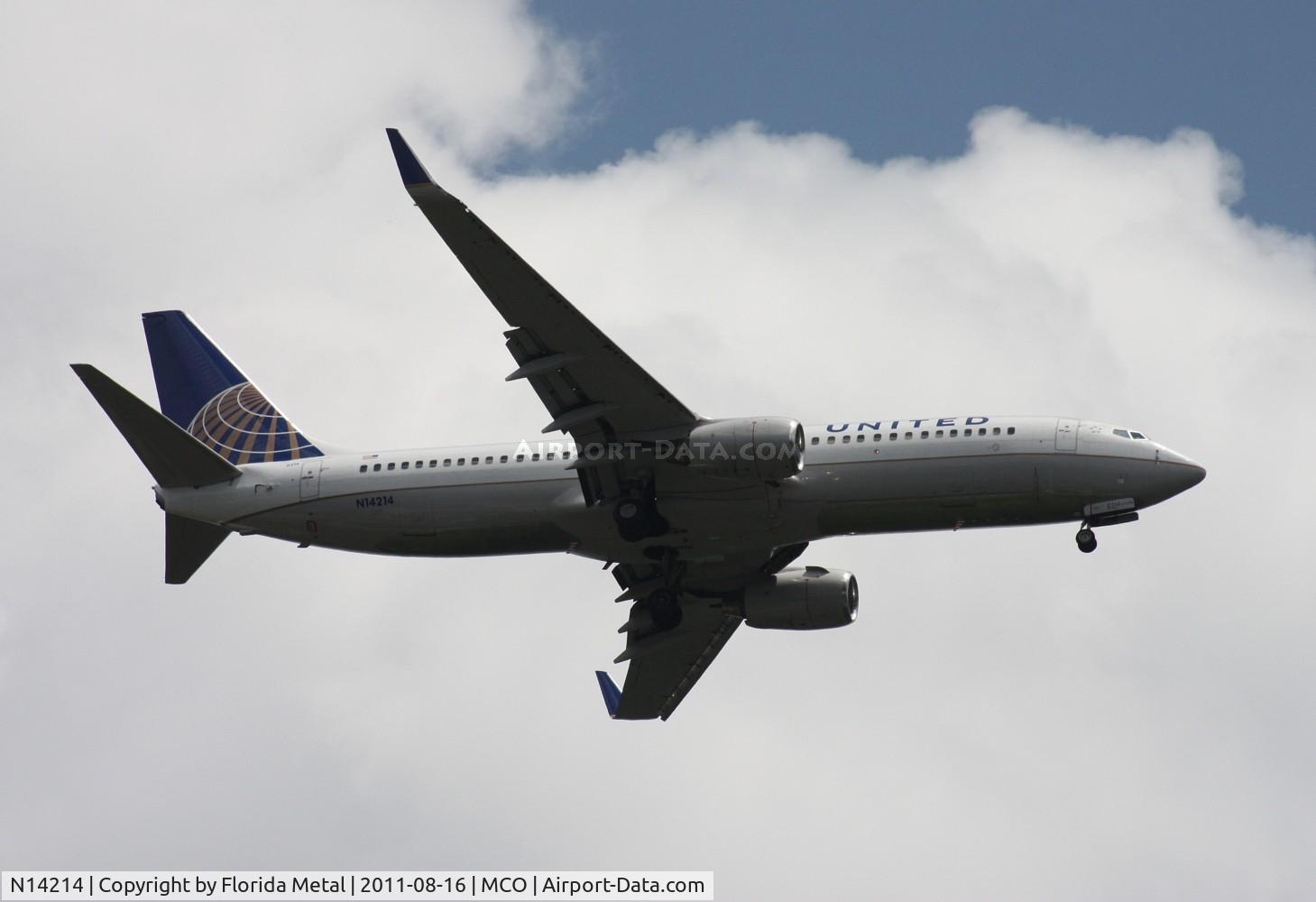 N14214, 1998 Boeing 737-824 C/N 28774, United 737