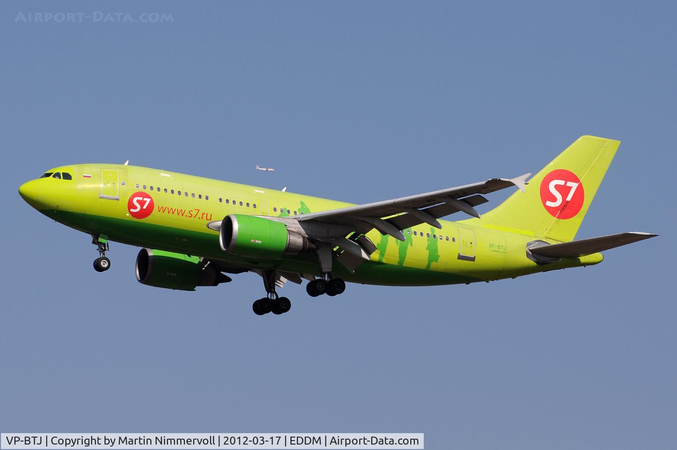 VP-BTJ, 1989 Airbus A310-304 C/N 520, S7 Airlines
