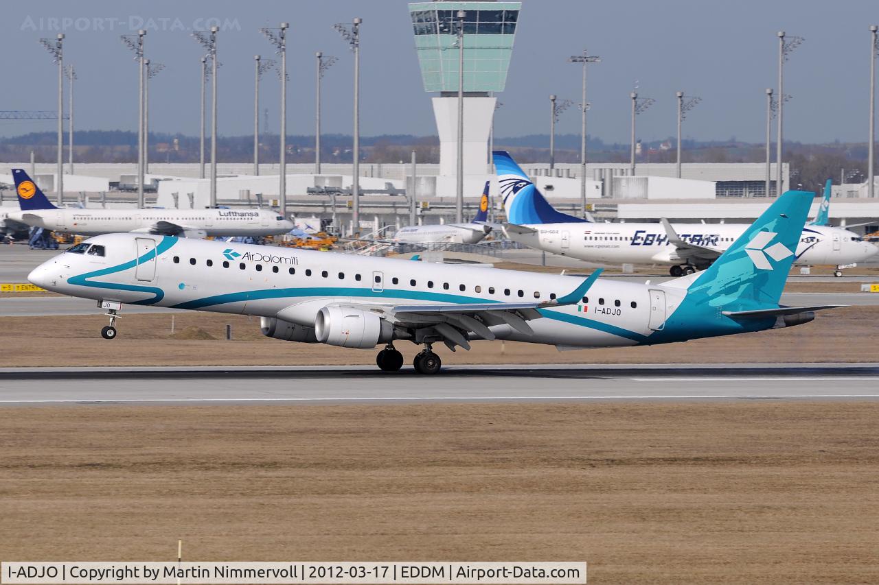I-ADJO, 2009 Embraer 195LR (ERJ-190-200LR) C/N 19000280, Air Dolomiti