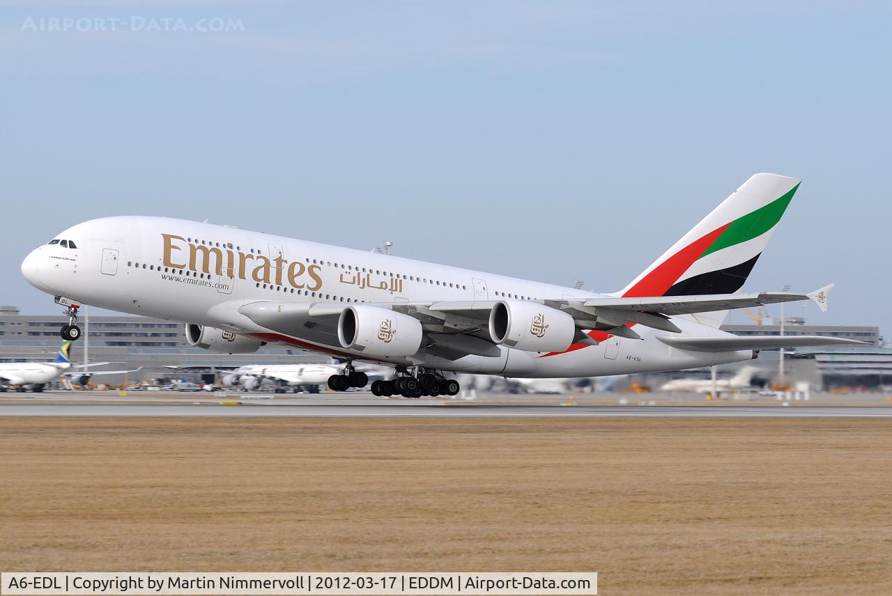 A6-EDL, 2010 Airbus A380-861 C/N 046, Emirates
