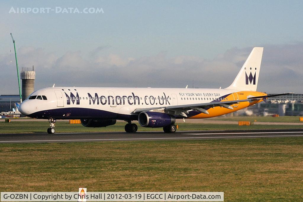 G-OZBN, 1999 Airbus A321-231 C/N 1153, in Monarch's new scheme