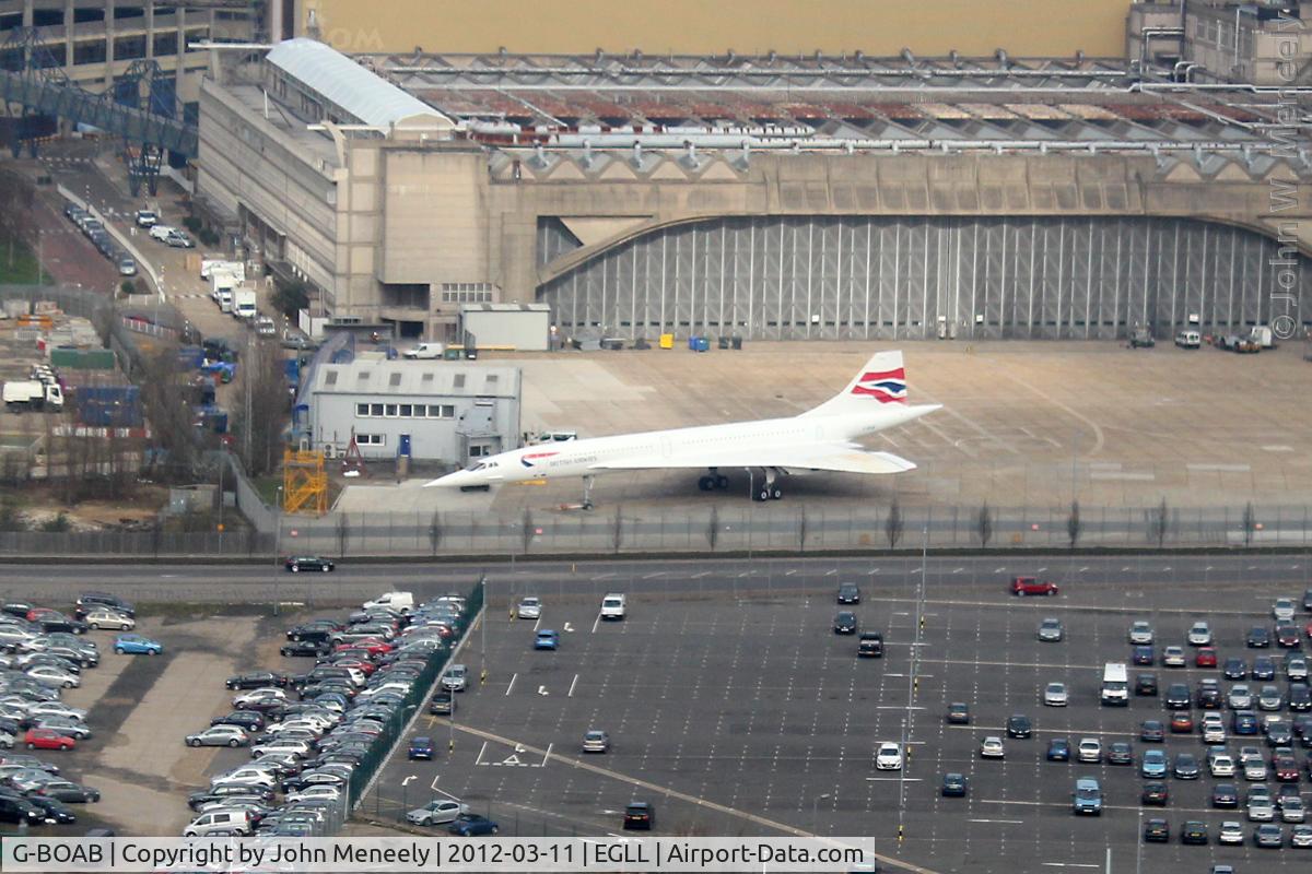 G-BOAB, 1976 Aerospatiale-BAC Concorde 1-102 C/N 100-008, March 11, 2012