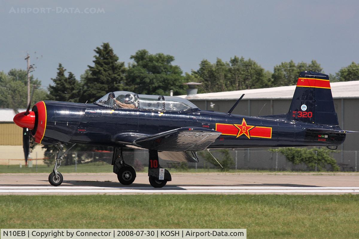 N10EB, 1969 Nanchang CJ-6A C/N 1532010, EAA Airventure 2008.