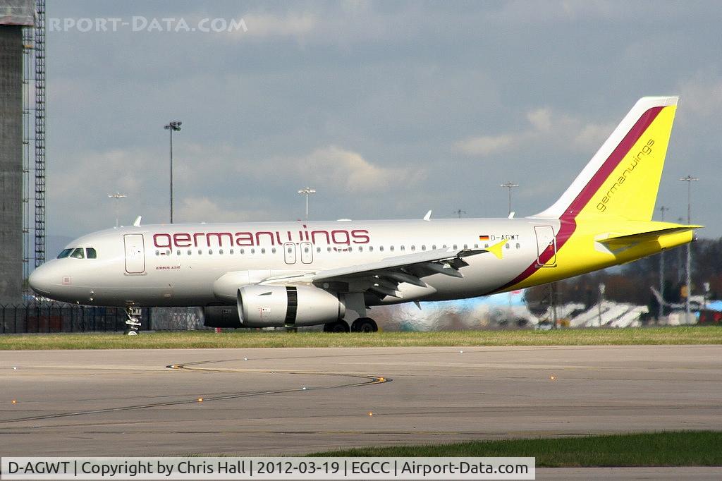 D-AGWT, 2012 Airbus A319-132 C/N 5043, Germanwings