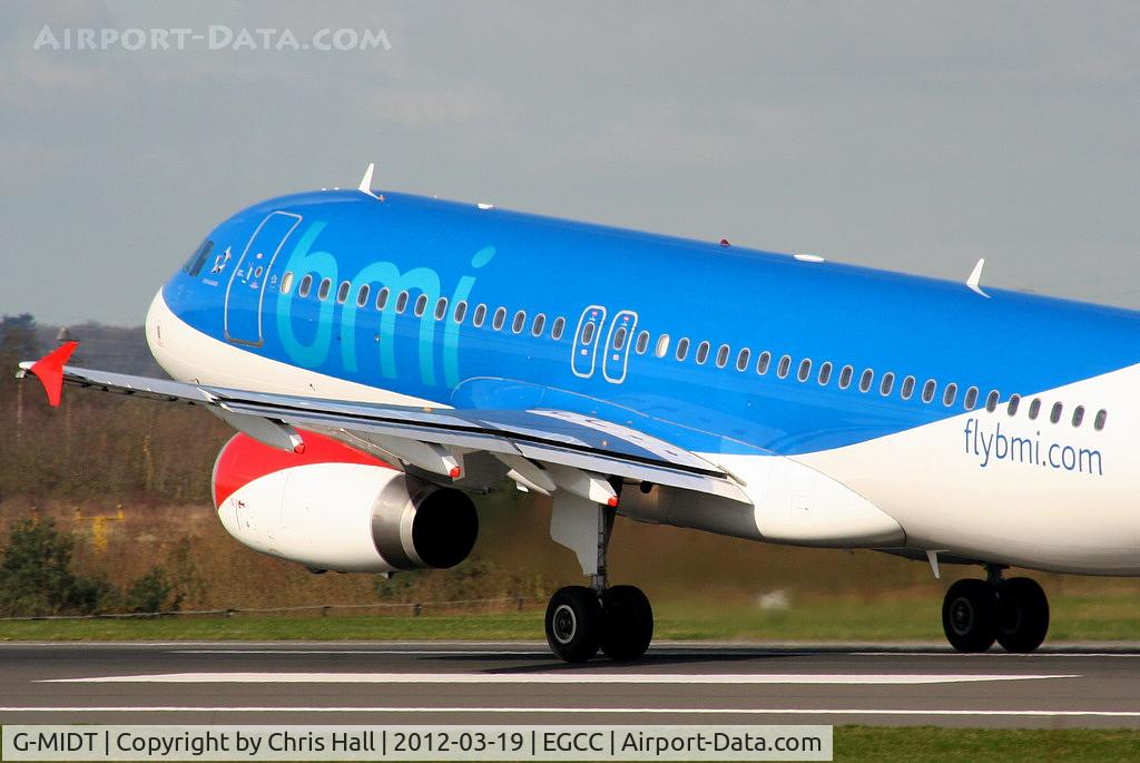 G-MIDT, 2001 Airbus A320-232 C/N 1418, BMI-British Midland