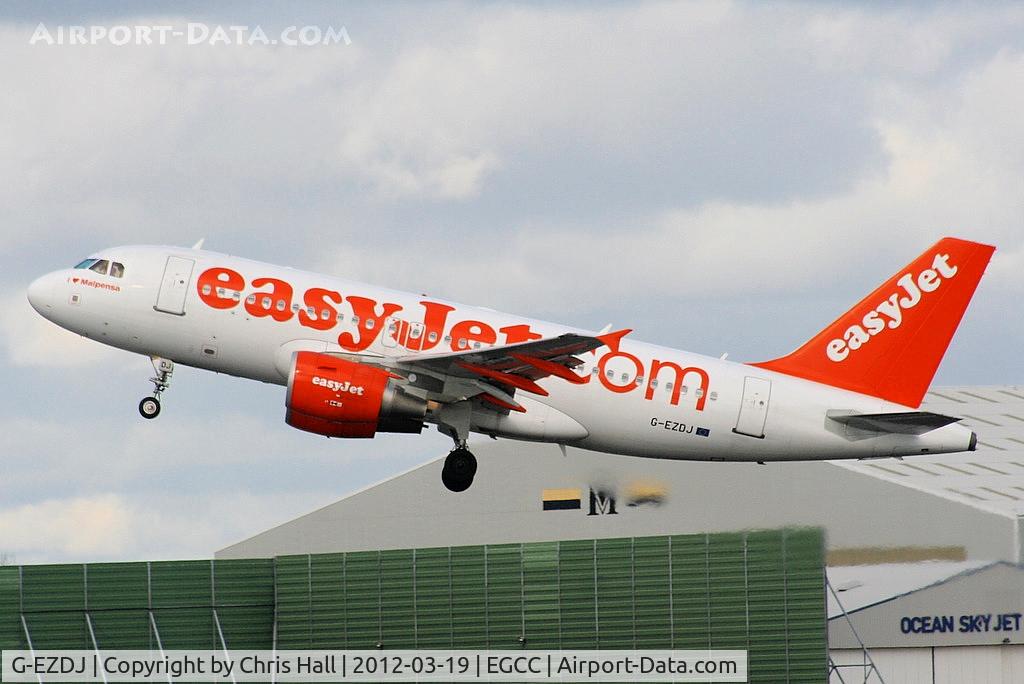 G-EZDJ, 2008 Airbus A319-111 C/N 3544, easyJet