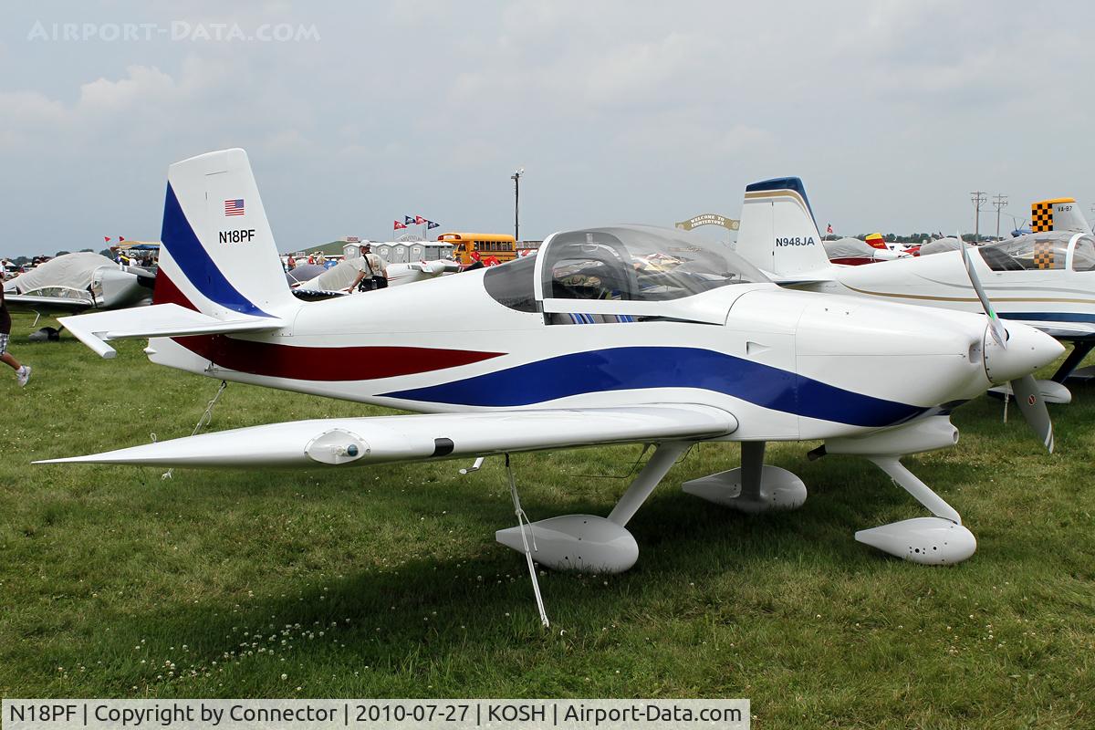 N18PF, Vans RV-7A C/N 3, EAA Airventure 2010.