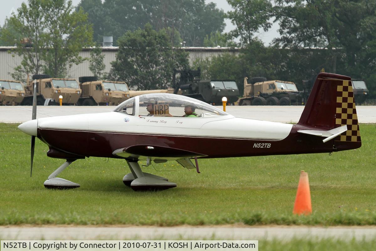 N52TB, 2003 Vans RV-8A C/N 80258, EAA Airventure 2010.