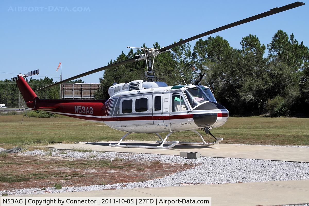 N53AG, 1972 Bell UH-1H C/N 72-21588, No description.