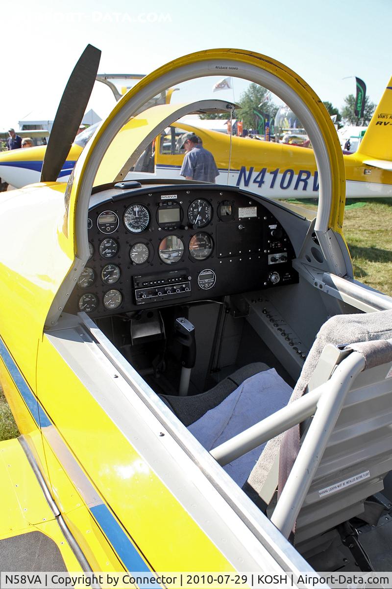 N58VA, 1998 Vans RV-8A C/N 1, EAA Airventure 2010.