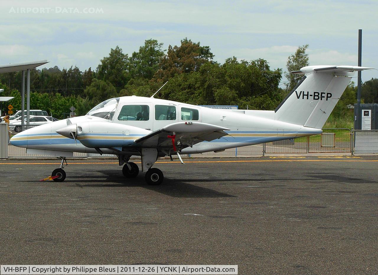 VH-BFP, 1978 Beech 76 Duchess C/N ME-75, Parking position. Quiet day without activity.