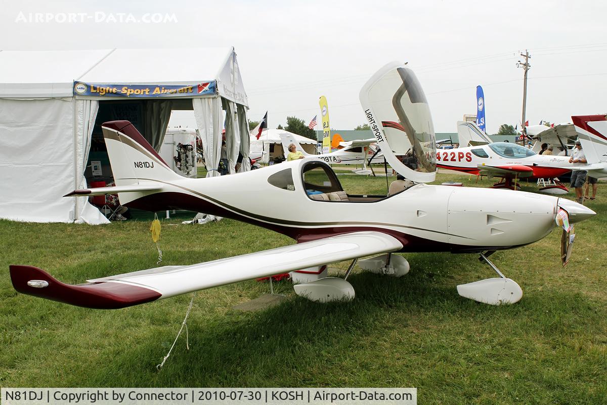 N81DJ, Arion Lightning LS-1 C/N 42, EAA Airventure 2010.