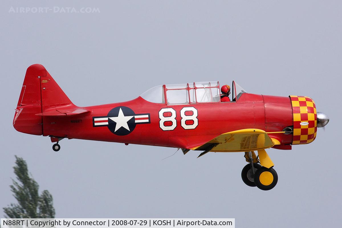 N88RT, North American/victoria Mnt Lt AT-6A C/N 2780, EAA Airventure 2008.