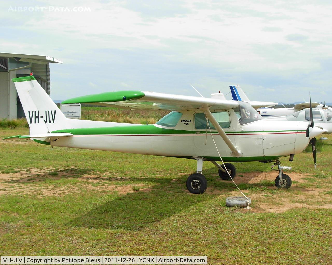 VH-JLV, 1977 Cessna 152 C/N 15280114, Parked on the grass on a sleepy day.