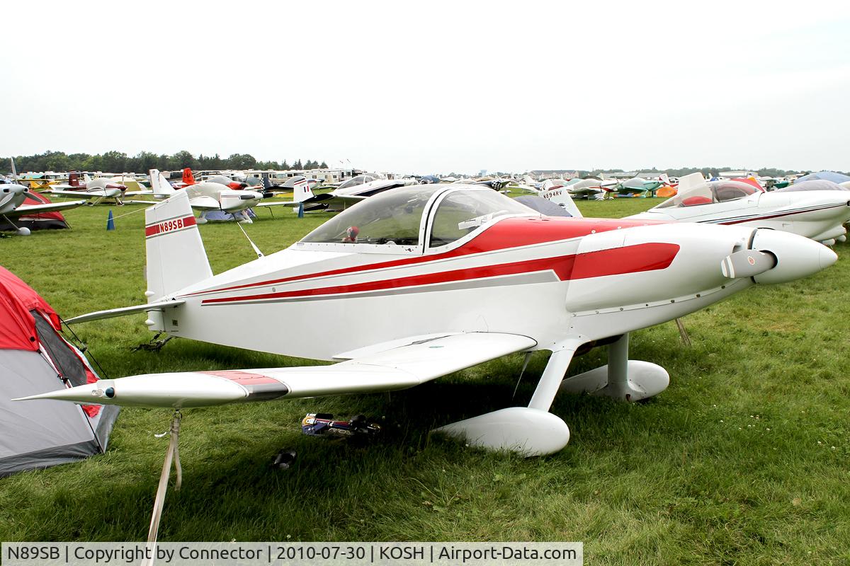 N89SB, 1981 Thorp T-18 Tiger C/N 1337, EAA Airventure 2010.