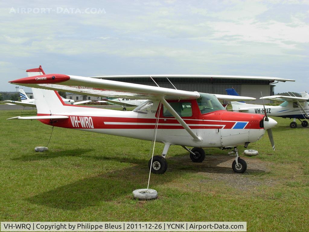 VH-WRQ, 1978 Cessna 152 C/N 15281881, On the grass, quiet day.