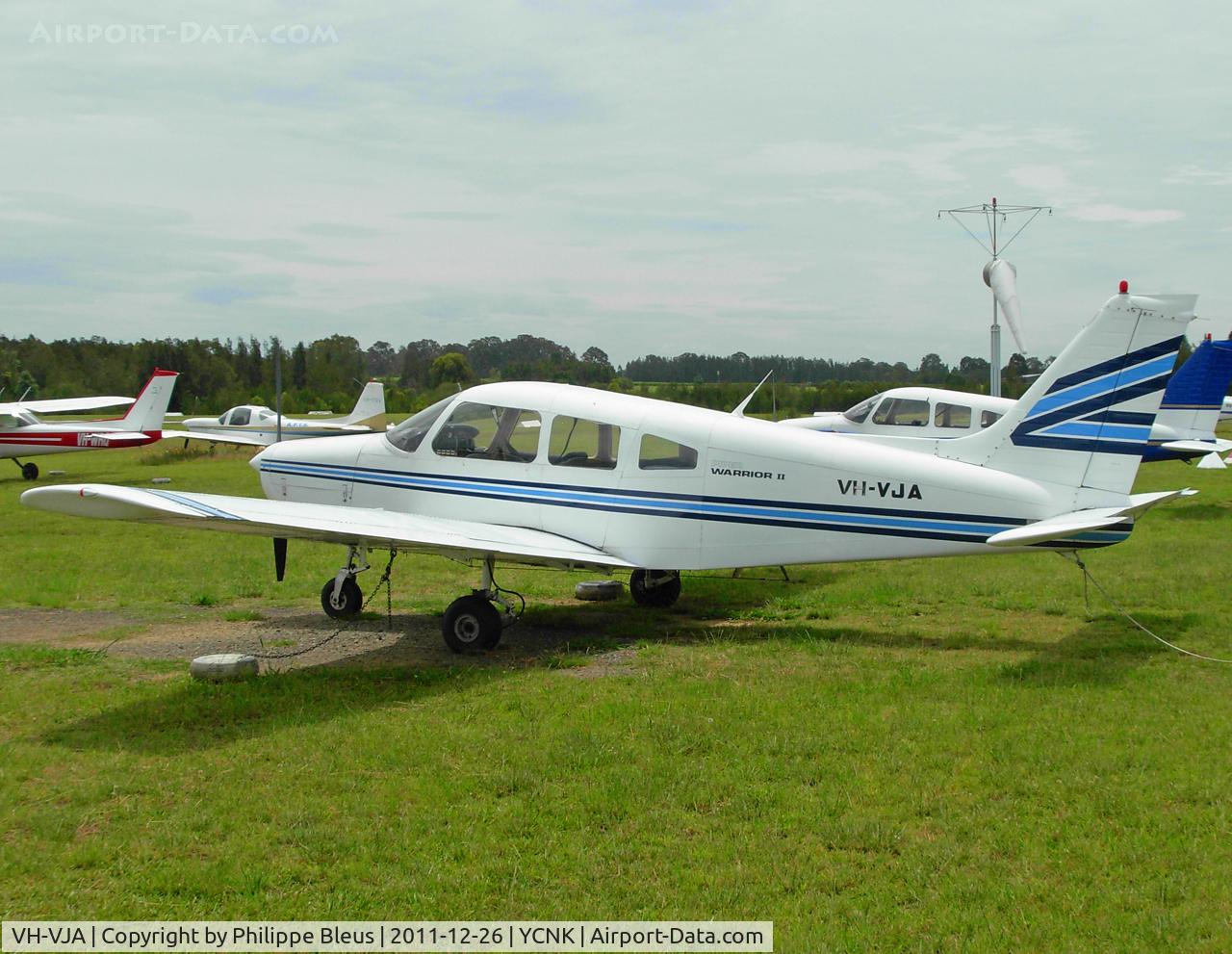 VH-VJA, 1979 Piper PA-28-161 C/N 28-7916460, Parked on the grass.