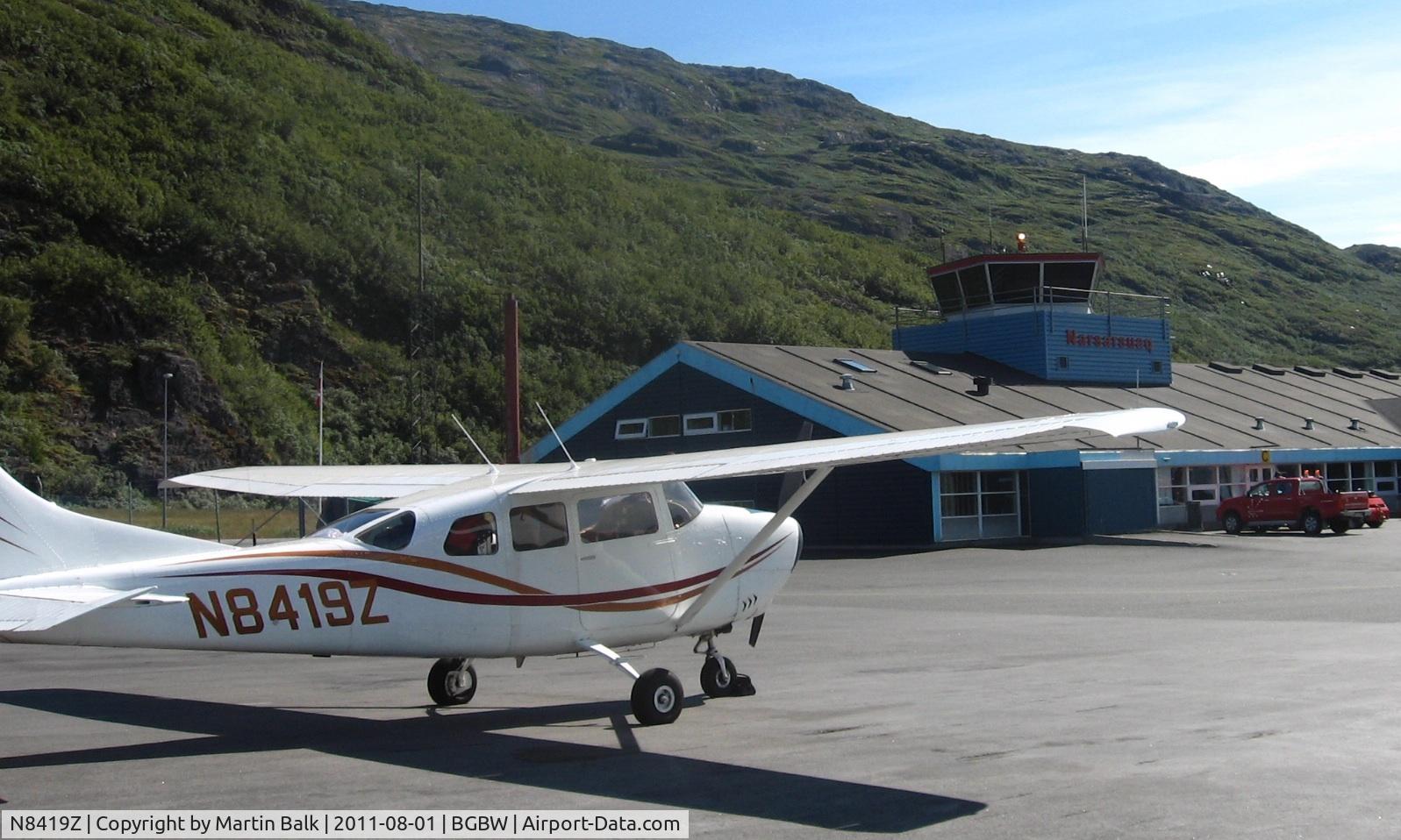 N8419Z, 1963 Cessna 210-5(205) C/N 205-0419, N8419Z in Narsarsuaq Greenland