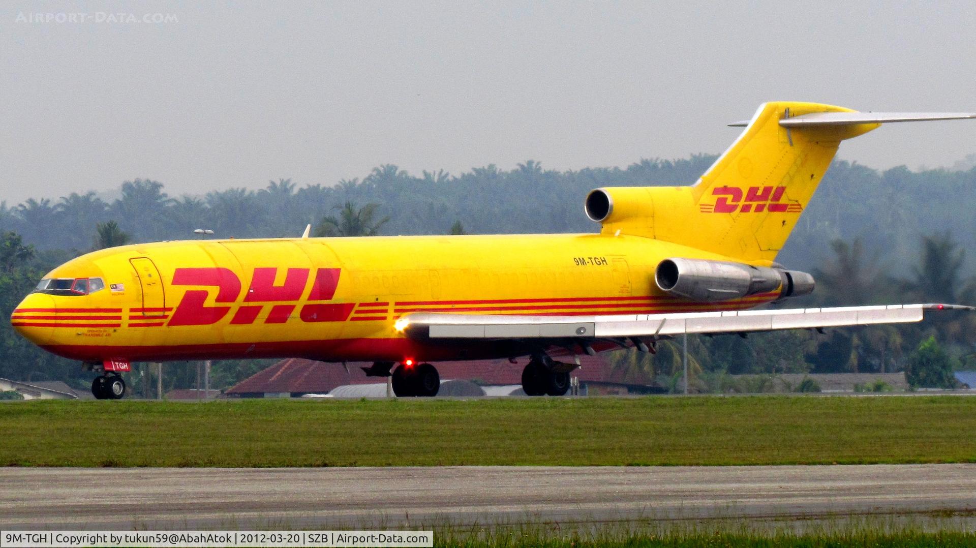 9M-TGH, 1979 Boeing 727-247F C/N 21701, DHL (Transmile Air Services)