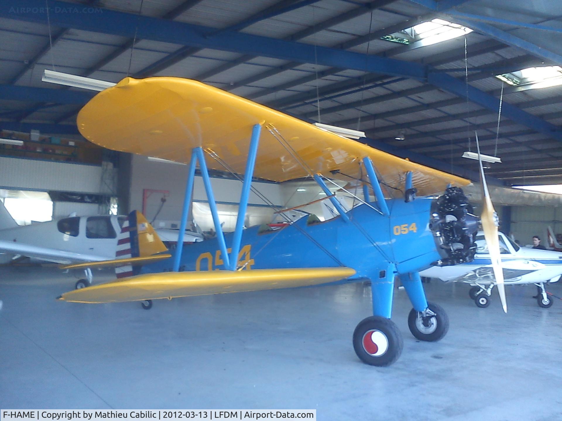 F-HAME, 1940 Boeing A75 C/N 75-190, Boeing A75