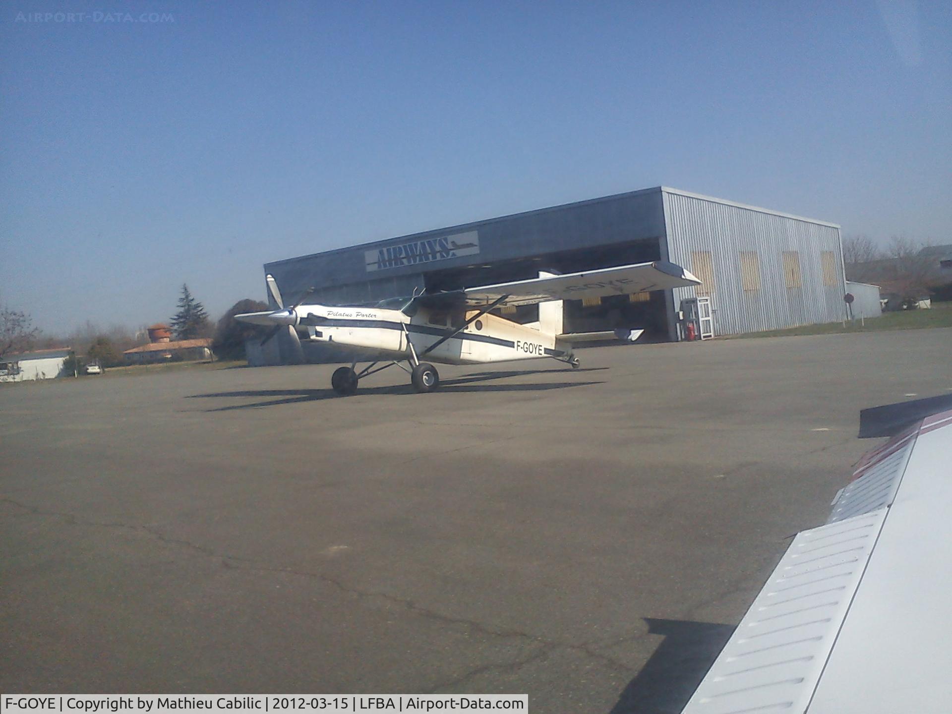 F-GOYE, 1961 Pilatus PC-6/B2-H2 Turbo Porter C/N 517, Pilatus PC-6/B2-H2 Turbo Porter