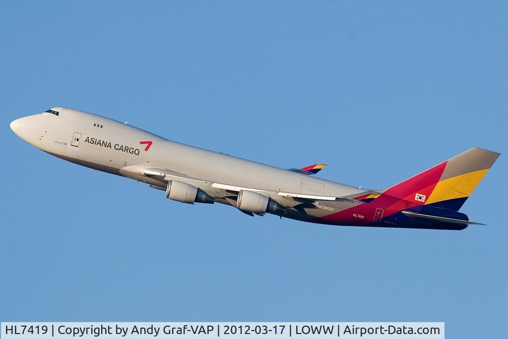 HL7419, 1994 Boeing 747-48EF (SCD) C/N 25781, Asiana 747-400