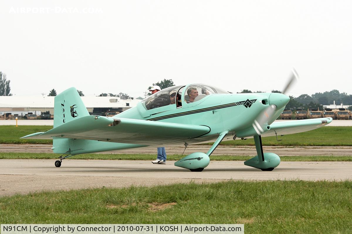 N91CM, 2003 Vans RV-6 C/N 21236, EAA Airventure 2010.