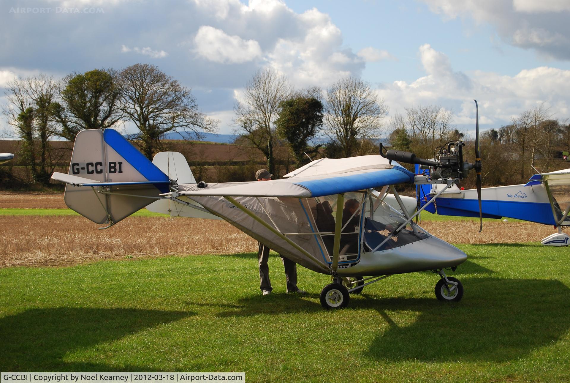 G-CCBI, 2003 Raj Hamsa X-Air R100(2) C/N BMAA/HB/192, At the March Fly-in at Limetree Airfield.