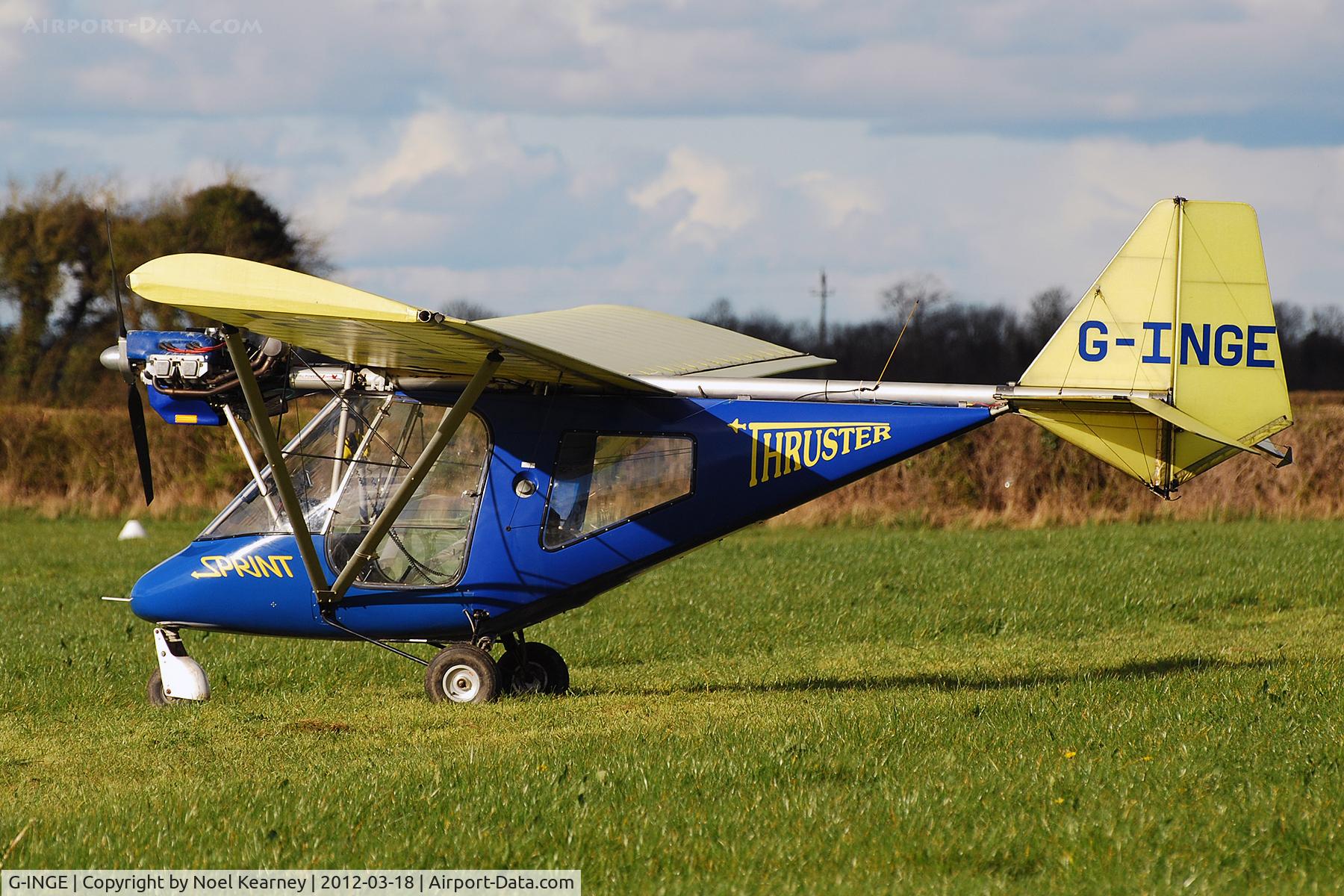 G-INGE, 1999 Thruster T600N C/N 9039-T600N-033, At the March Fly-in at Limetree Airfield.