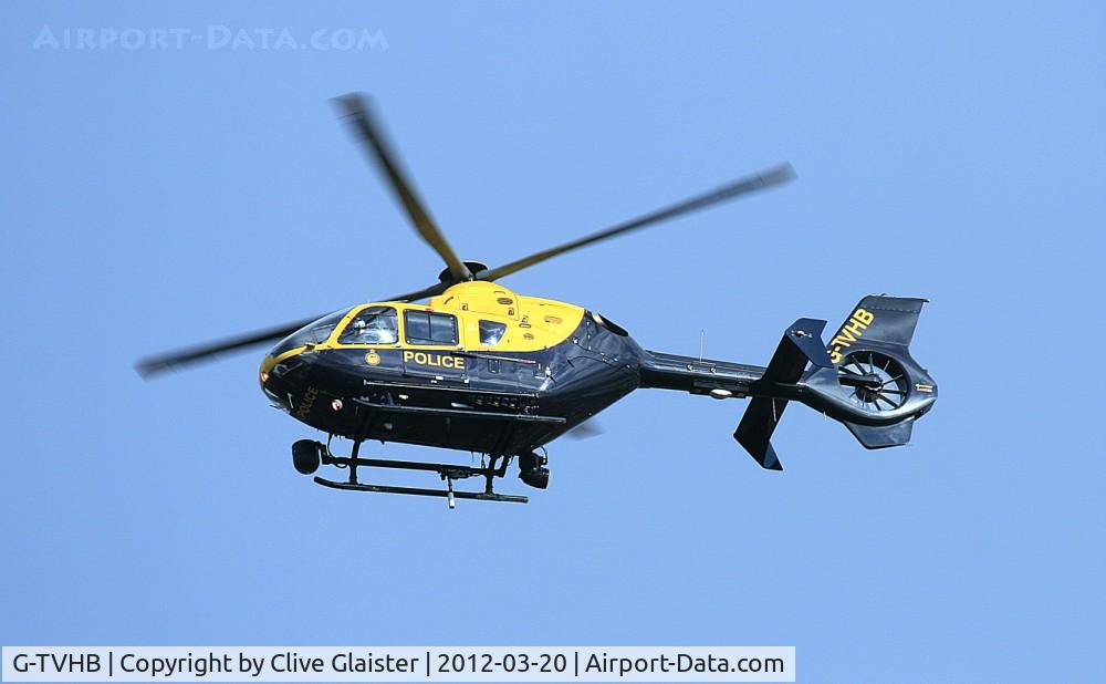 G-TVHB, 2010 Eurocopter EC-135P-2+ C/N 0874, Originally owned to, Eurocopter UK Ltd in February 2010 and currently with, Thames Valley Police Authority since October 2010 - Photo taken from my back garden
