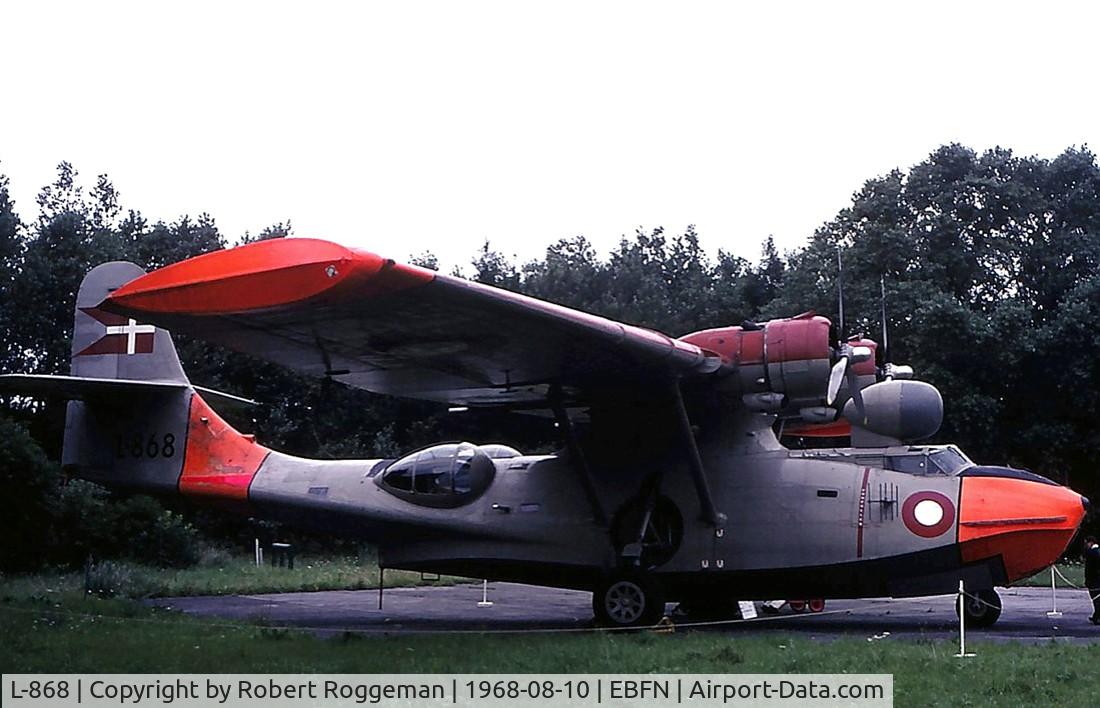 L-868, 1945 Consolidated Vultee PBY-6A C/N 2070, International Airshow.RDAF esk721.Went later to CAF crashed 08-1975.Bu.Nu.64000