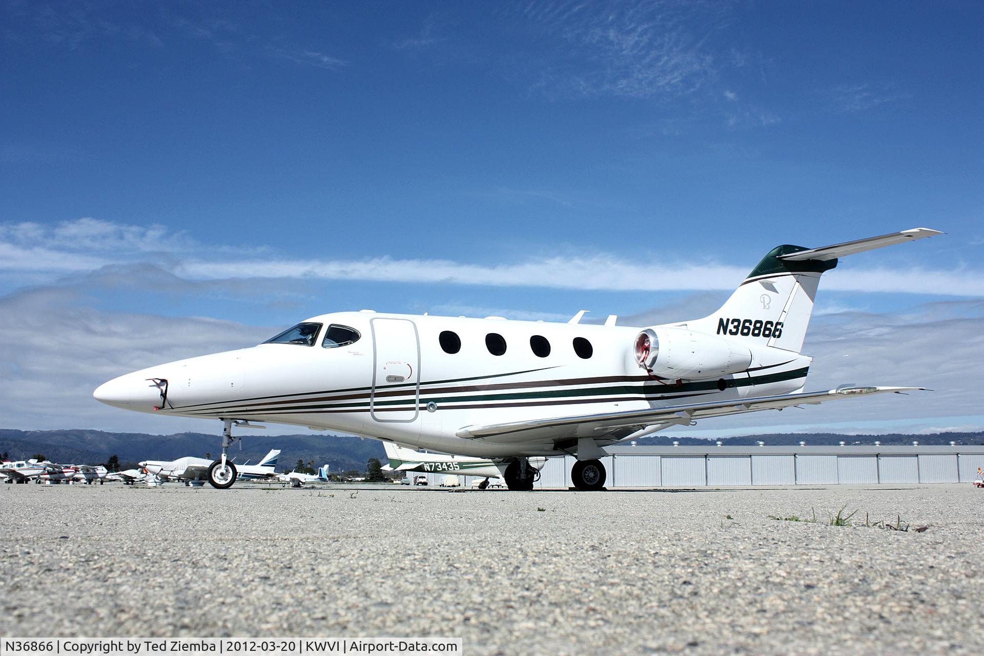 N36866, Raytheon Aircraft Company 390 C/N RB-166, N36866 at Watsonville Airport.