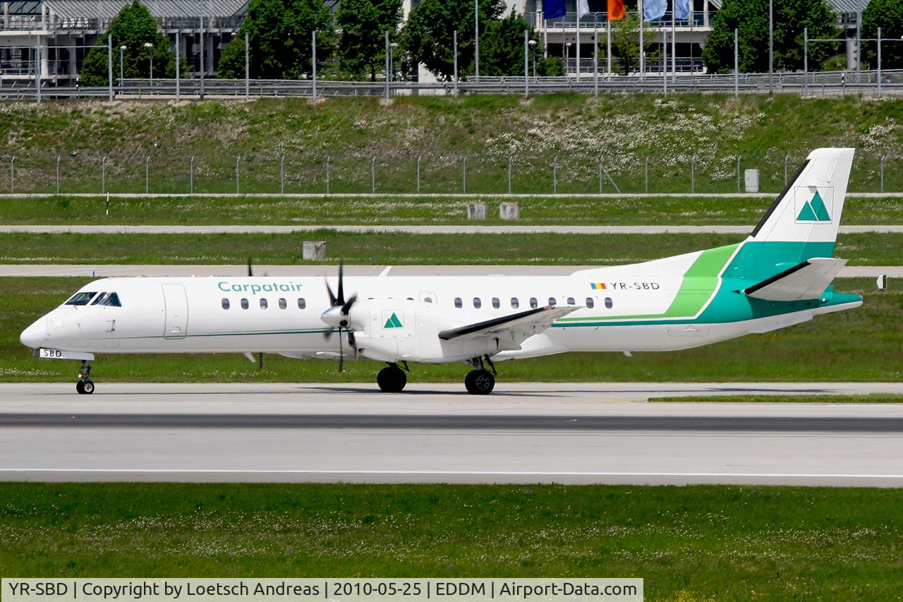 YR-SBD, 1993 Saab 2000 C/N 2000-004, Carpatair from Romania