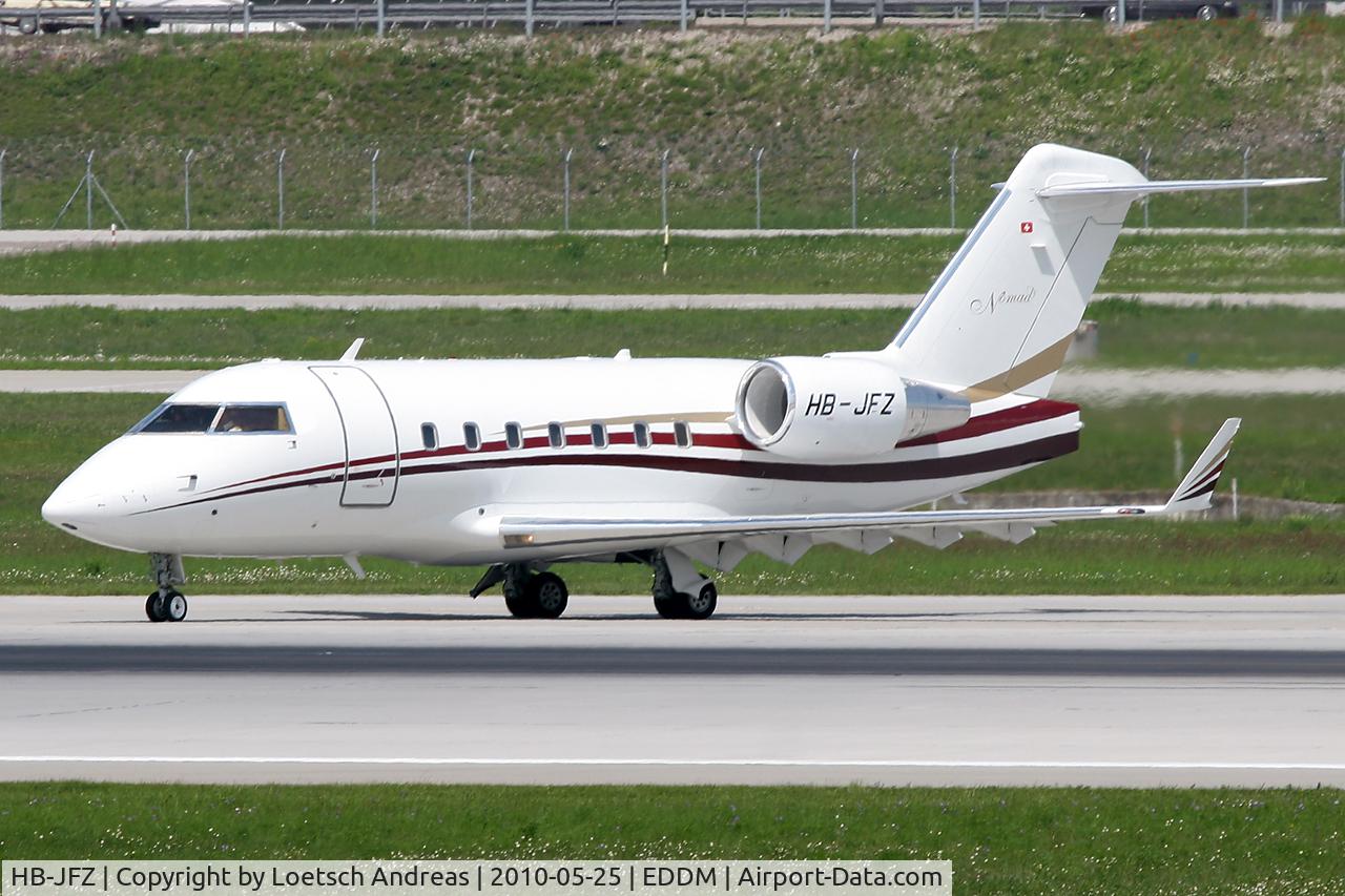 HB-JFZ, 2001 Canadair Challenger 604 (CL-600-2B16) C/N 5510, Nomad Aviation