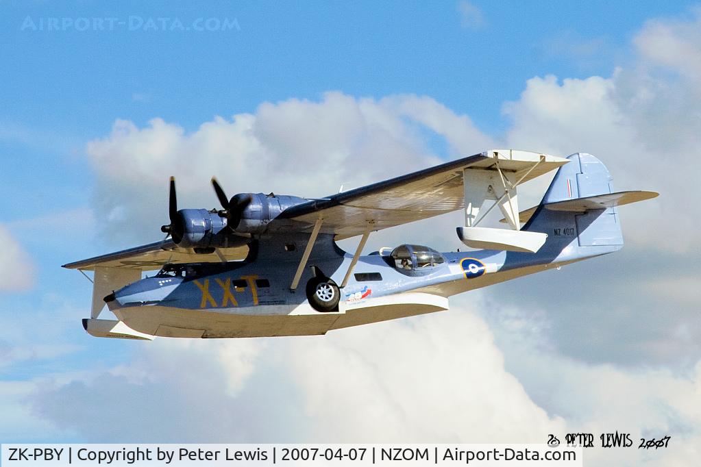 ZK-PBY, Consolidated Vultee PBY-5A Catalina C/N CV-357, The Catalina Company NZ Ltd., Auckland