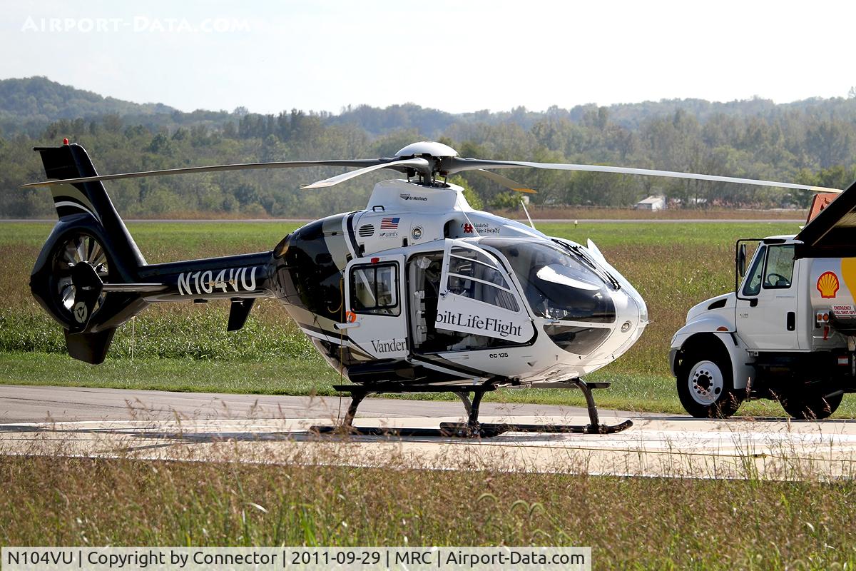 N104VU, 2008 Eurocopter EC-135T-2+ C/N 0704, Operated by Air Methods.