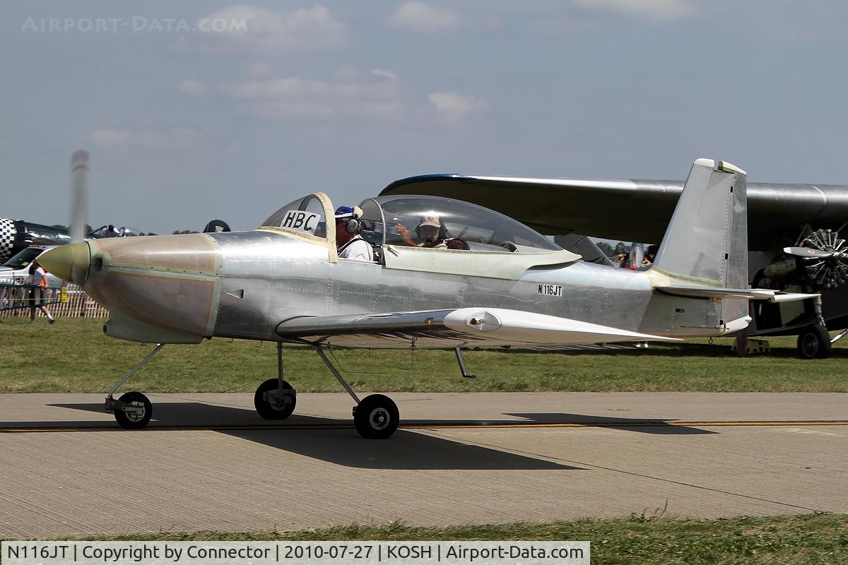 N116JT, Vans RV-8A C/N 80982, EAA Airventure 2010.