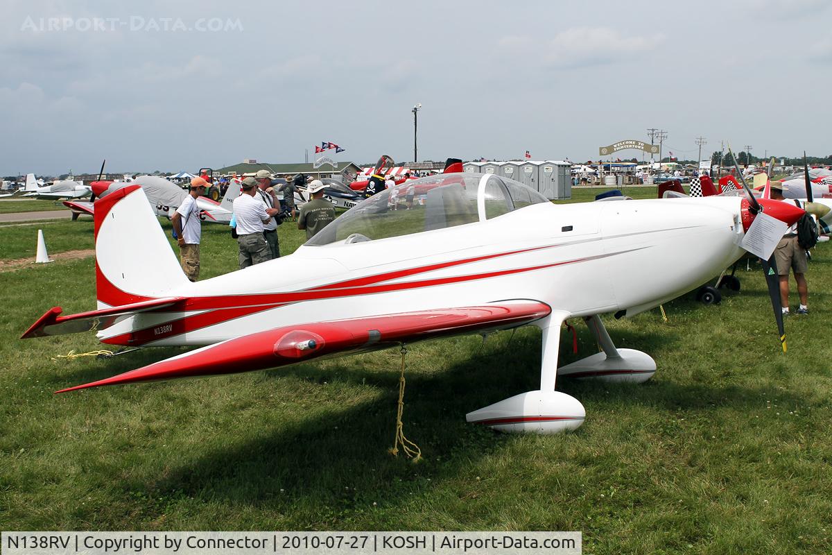 N138RV, Vans RV-8 C/N 82024, EAA Airventure 2010.