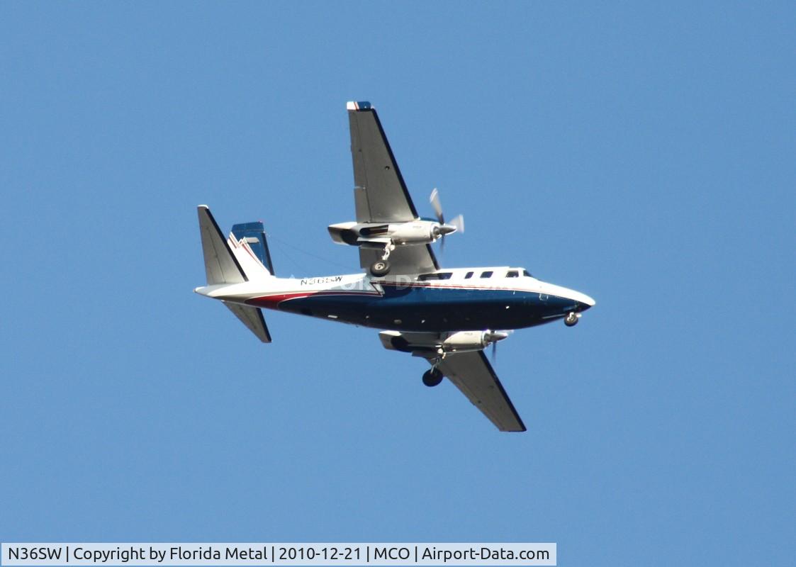 N36SW, 1979 Rockwell 690B-10 Commander C/N 11505, Rockwell 690