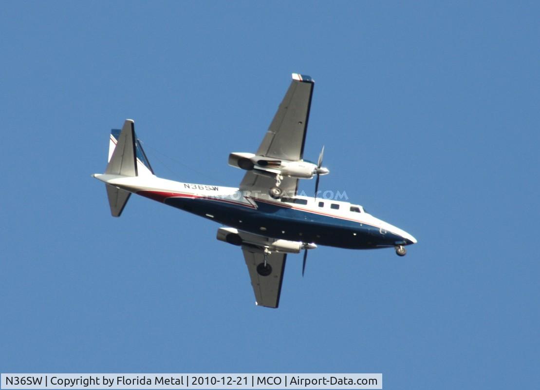 N36SW, 1979 Rockwell 690B-10 Commander C/N 11505, Aerocommander 690B