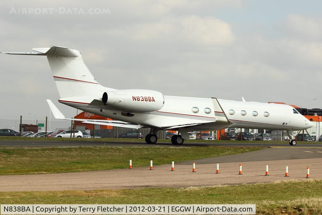 N838BA, 2007 Gulfstream Aerospace GV-SP (G550) C/N 5140, 2007 Gulfstream Aerospace GV-SP (G550), c/n: 5140 at Luton