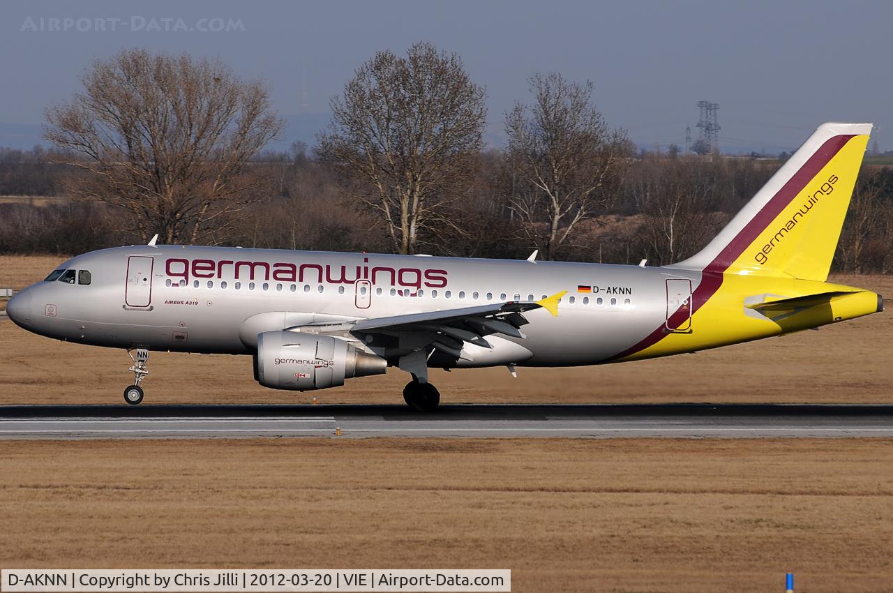 D-AKNN, 1999 Airbus A319-112 C/N 1136, germanwings